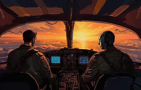 With Air-Guardian, a computer program can track where a human pilot is looking (using eye-tracking technology), so it can better understand what the pilot is focusing on. This helps the computer make better decisions that are in line with what the pilot is doing or intending to do